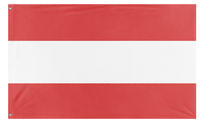 A mockup of the custom flag 'a flag' on a white background