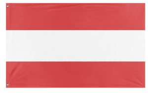 A mockup of the custom flag 'a flag' on a white background