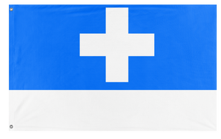 A mockup of the custom flag 'Contents flag' on a white background