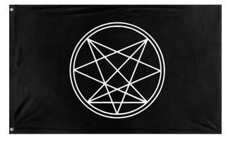 A mockup of the custom flag 'ona flag' on a white background