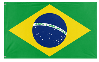 A mockup of the custom flag 'test flag' on a white background