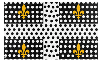 A mockup of the custom flag 'Angine de Poitrine flag' on a white background