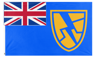 A mockup of the custom flag '12 flag' on a white background