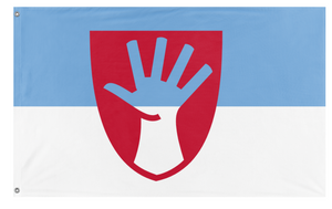 A mockup of the custom flag '99 flag' on a white background