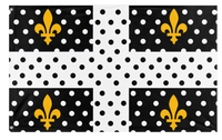 A mockup of the custom flag 'ADP flag' on a white background