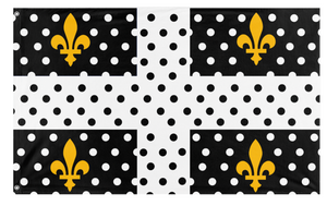 A mockup of the custom flag 'ADP flag' on a white background