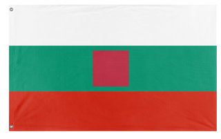 A mockup of the custom flag 'T flag' on a white background