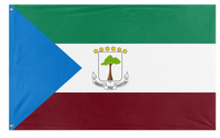 A mockup of the custom flag 'Equatorial Guinea [1923] flag' on a white background