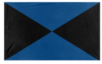 A mockup of the custom flag 'Azerole-Flag' on a white background