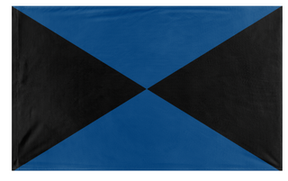 A mockup of the custom flag 'Azerole-Flag' on a white background