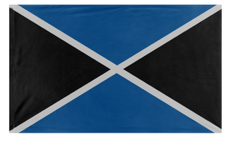 A mockup of the custom flag 'Azerole-Flag-2' on a white background