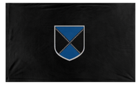 A mockup of the custom flag 'Azerole-Flag-3' on a white background