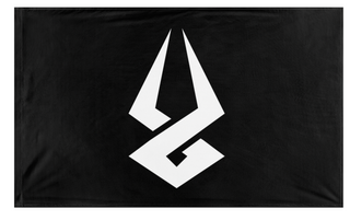 A mockup of the custom flag 'Hades Flag' on a white background