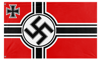 A mockup of the custom flag 'Socialist Flag' on a white background