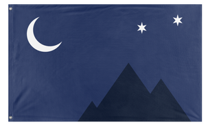 A mockup of the custom flag 'Starlight Flag' on a white background