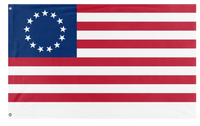 A mockup of the custom flag 'X flag' on a white background