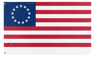 A mockup of the custom flag 'X flag' on a white background