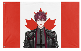 A mockup of the custom flag 'Jurard_alt flag' on a white background