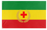 A mockup of the custom flag 'Haile flag' on a white background