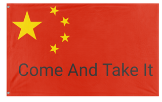 A mockup of the custom flag 'T flag' on a white background