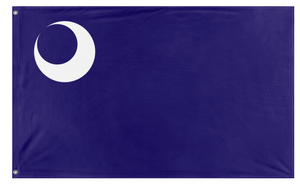 A mockup of the custom flag 'Fort Moultrie flag' on a white background