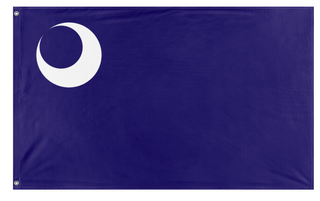 A mockup of the custom flag 'Fort Moultrie flag' on a white background
