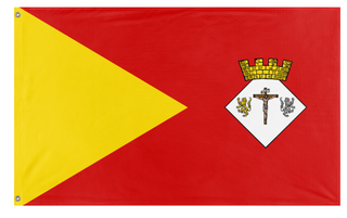 A mockup of the custom flag 'c flag' on a white background