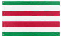A mockup of the custom flag 'Kane Family flag' on a white background