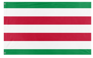 A mockup of the custom flag 'Kane Family flag' on a white background