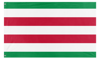 A mockup of the custom flag 'Kane Family flag' on a white background