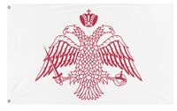 A mockup of the custom flag 'Japanese island flag' on a white background