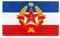 A mockup of the custom flag 'HNB flag' on a white background