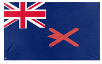 A mockup of the custom flag 'Joh flag' on a white background