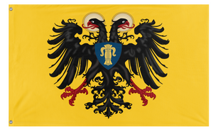 A mockup of the custom flag 'custom flag' on a white background