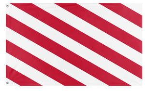 A mockup of the custom flag 'Falxbrug Empire Flag' on a white background
