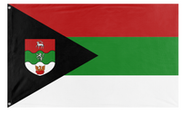 A mockup of the custom flag 'c flag' on a white background