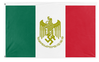 A mockup of the custom flag 'SSMC flag' on a white background