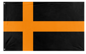 A mockup of the custom flag 'Eyoia flag' on a white background