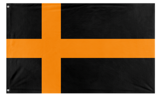 A mockup of the custom flag 'Eyoia flag' on a white background