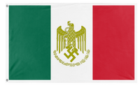 A mockup of the custom flag 'SSMC flag' on a white background