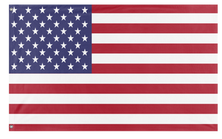 A mockup of the custom flag 'USA flag' on a white background