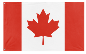 A mockup of the custom flag 'Canada flag' on a white background