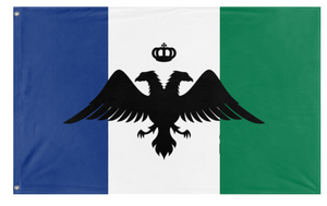 A mockup of the custom flag 'G flag' on a white background