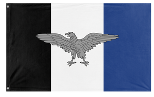 A mockup of the custom flag 'G flag' on a white background