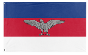 A mockup of the custom flag 'G flag' on a white background