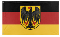 A mockup of the custom flag 'Hh flag' on a white background