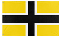 A mockup of the custom flag 'Paleo Libertarian flag' on a white background
