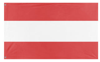 A mockup of the custom flag 'test flag' on a white background
