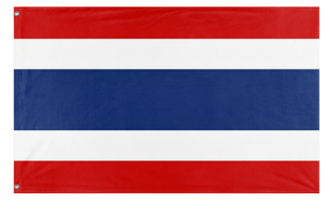 A mockup of the custom flag 'Thailand National flag' on a white background