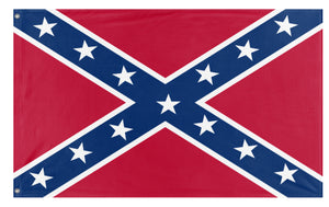 A mockup of the custom flag '28th Virginia Battle Flag' on a white background